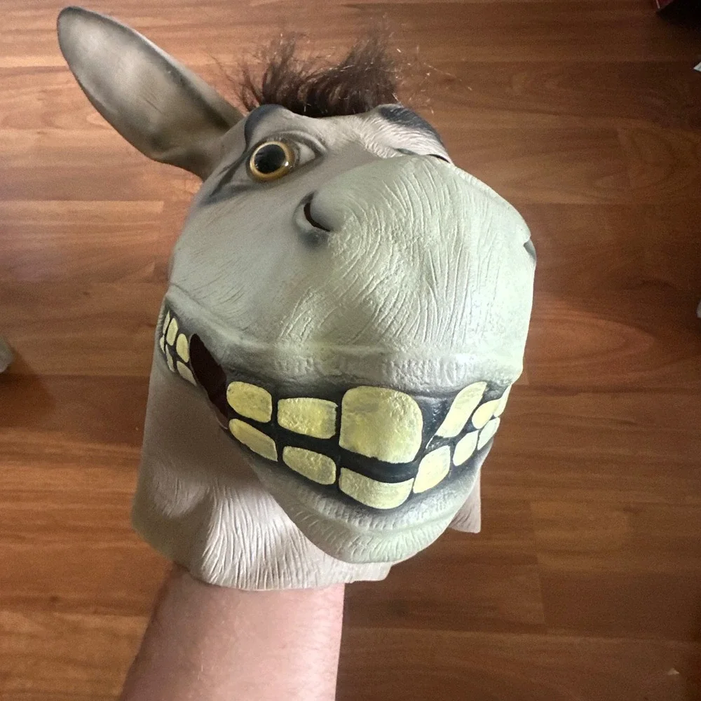Donkey‎ Mask Costume Party Halloween Prop